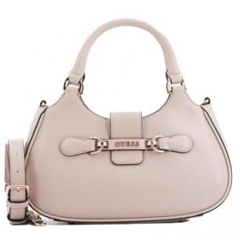 Bolso de Mano Guess Nolana Taupe con Tracolla y Diseño Girlfriend