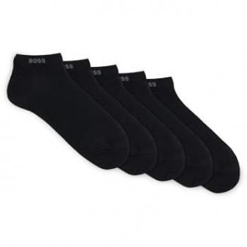 Calcetines cortos deportivos BOSS para hombre, lote de 5 pares, mezcla de algodón, talla 39-42