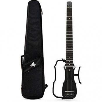 Asmuse Guitarra Eléctrica Acústica de Viaje Plegable Incorporado AMP ALP DRA-300, Guitarra Portátil de Escala Completa Ultra-ligero