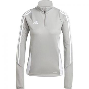 Camiseta de fútbol Adidas Tiro24 mujer, sudadera con media cremallera Adidas Tiro24