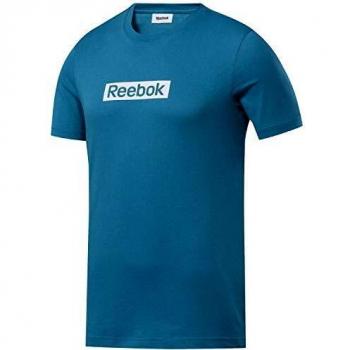 Reebok Te Linear Logo SS tee Camiseta, Hombre, seatea, S