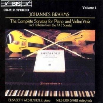 Brahms Violin&Piano Sons V1