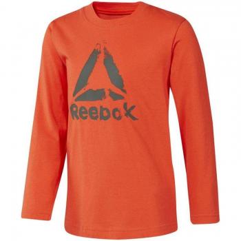 Camiseta de Manga Larga Niño Reebok Boys Training Essentials Naranja