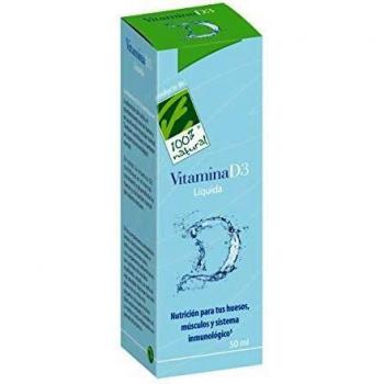 100% Natural - Vitamina D3 Líquida - Frasco 50 mililiter
