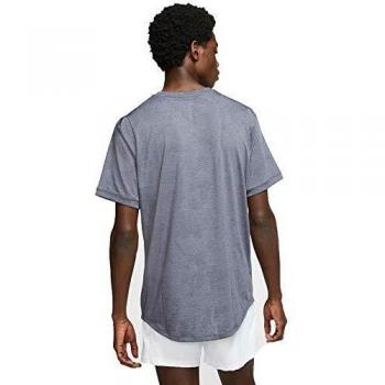 Nike - Camiseta de tenis para hombre, Large, Gridiron/Blanco