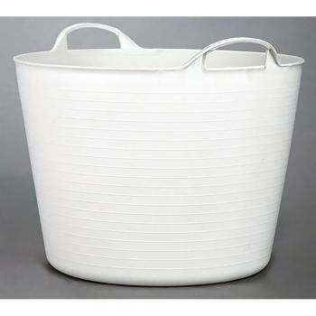 Plasvidavi Nº3 - Capazo agrícola, 47 x 43 x 33 cm, Color Blanco