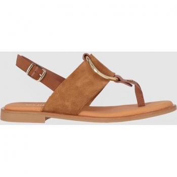 Sandalias de mujer Chika10 Musaka 01 Cuero con cierre de hebilla