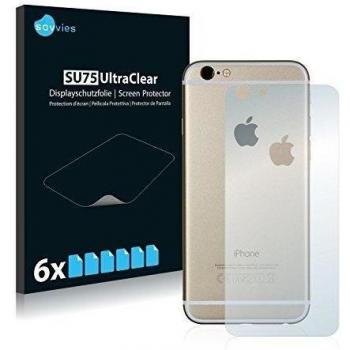 savvies Protector Pantalla Compatible con Apple iPhone 6S Trasera