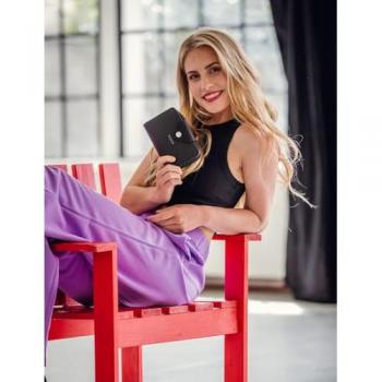 Billetera VUCH Grazy Negra para Mujeres, Multicolor, Talla Única