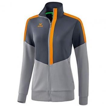 Erima Worker Squad Women's Jacket Slate Grey / Monument Grey / New Orange