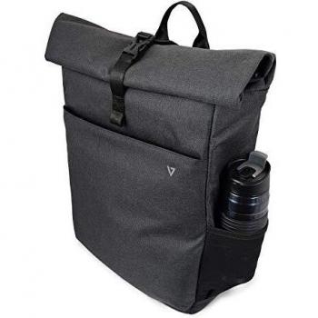 16IN ELITE ROLLTOP BACKPACK GREY 2 MAIN COMPTS