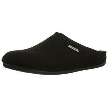 Shepherd Jon Slipper - Zapatillas de estar por casa, color Black 10, talla 45