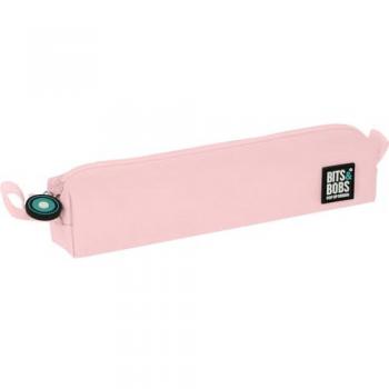Estuche Escolar Pequeño Cuadrado B&B Rosa Soft 22x4x4 cm