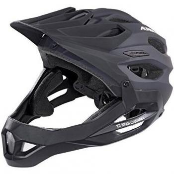 ALPINA King Carapax Casco de Bicicleta, Unisex Adulto, Negro