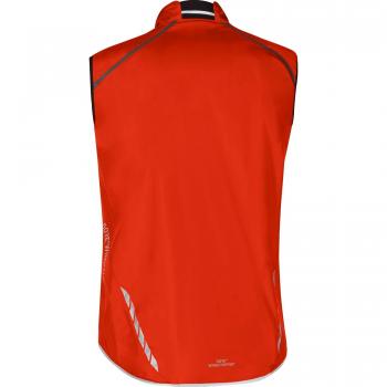 Gore Bike Wear Oxygen Windstopper Active Shell Light - Chaleco para hombre, color naranja, talla XL