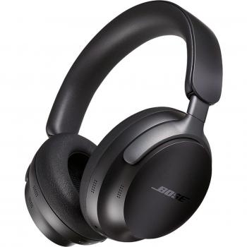 Bose QuietComfort Ultra Wireless Noise-Cancelling Over-Ear Headphones with Spatial Audio, Bluetooth, Up to 24 Hours of Battery Life, Black
