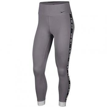 NIKE One Mallas, Mujer, Gunsmoke/Metallic Silver/Black, 2XL