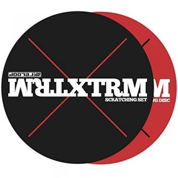 Reloop XTRM Scratch Slipmat Set - Two-Piece Anti-Static DJ Mat System