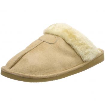 Welzenter Relax Fur, Zapatillas de casa para mujer, Beige, 36 EU