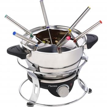 Bestron DFD10, 500 W 230 V ~ 50 Hz, 500 W, Plata - Fondue