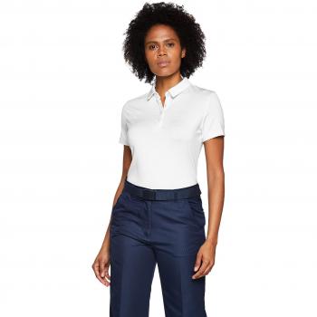 Under Armour Zinger Short Sleeve Polo, Mujer, Blanco