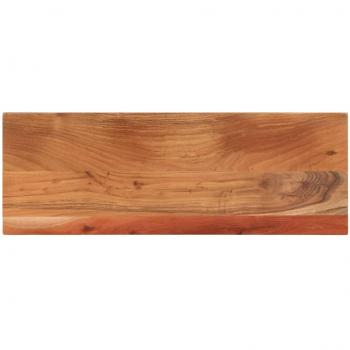 Tablero de mesa rectangular de madera maciza de acacia 70x40x2,5 cm