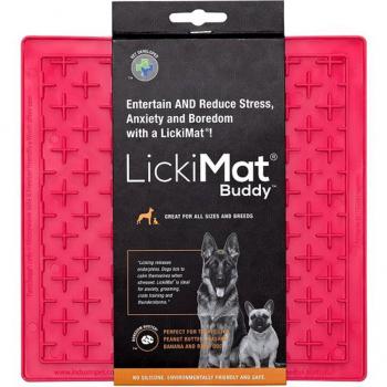 Alfombrilla Lamer LickiMat Buddy Clásica Rosa 20cm