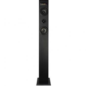 Brigmton BTW-41-N - Torre de Sonido Bluetooth con Amplificador Digital, Negro
