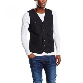 G-STAR Admiral waistcoat-Chaleco Hombre    Azul