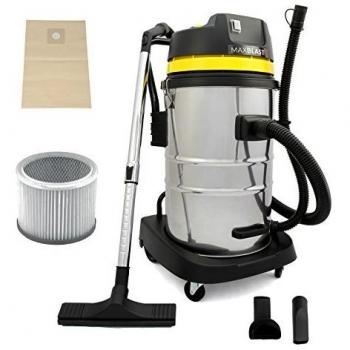 Aspiradora Industrial 60L Maxblast - Seco y Húmedo, Sin Bolsa o Con Bolsa, Incluye 3 Accesorios
