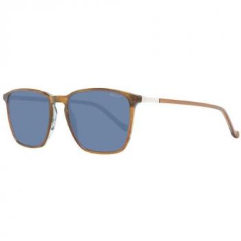 Hackett HSB917 185 Men's Acetate Trapezium Sunglasses, Brown, Size: ONE SIZE