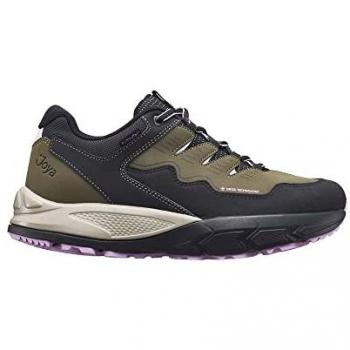 Deportivas Mujer Joya Cadorew Piel y Textil Verde - Cómodas y Anchas