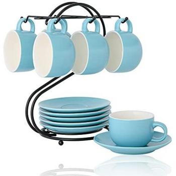 Juego de Tazas de Espresso de Cerámica