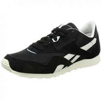 Reebok Women's Cl Nylon Slim Ep Fitness Shoes, Black
