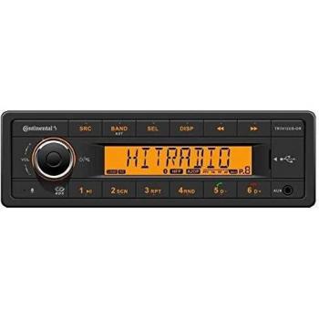 Radio 1DIN Continental TR7412UB-OR con Bluetooth, MP3, USB y ajuste de frecuencia Japón