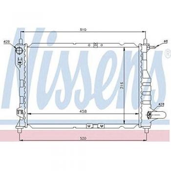 Nissens 61630 Refrigerantes del Motor
