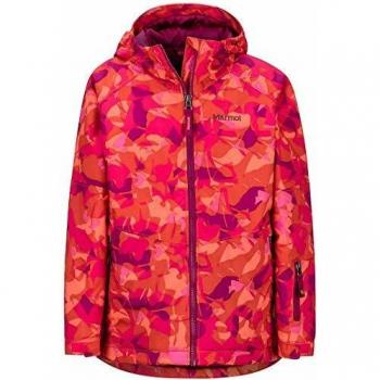 Marmot Chaqueta para niña Refuge, Niñas, Chaqueta, 79130-9678-3-S, Nasturtium Sweet Camo, small