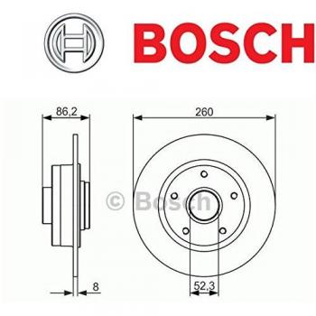 Bosch 986479684 disco de freno