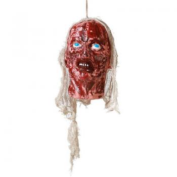 Colgante de Cabeza Zombie de 25x17 cm