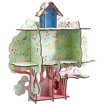 Djeco Magic Forest Tree House - Estante desplegable
