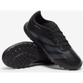 Botas de fútbol adidas Predator League TF, características: diseño en color negro, talla 38, tipo multitaco para terreno duro, modelo específico para niños
