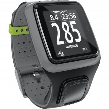 TomTom Runner - Reloj con GPS y pulsómetro, gris