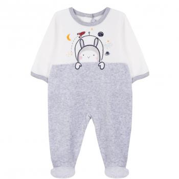 Absorba Boutique Pyjamas Gris, Pijama para Bebés, Chiné 24, 0-6 Meses