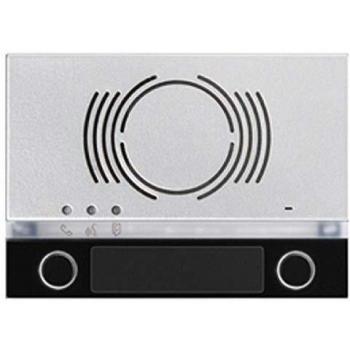 Frontalino Urmet Alpha Negro para Unidad Externa de Audio con 2 Botones 1168/132