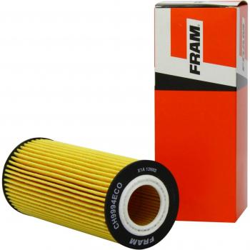 Filtro de aceite FRAM CH9994ECO, compatible con múltiples vehículos, diseño eficiente para retener impurezas, fabricado con materiales reciclables, fácil instalación y mantenimiento
