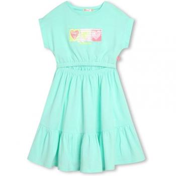 Billieblush - Vestido corto de niña de algodón con aplique de lentejuelas U20188