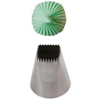 Decora 0263642 Boquilla Merengue 32 Dientes, Acero, Gris