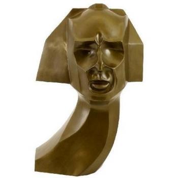 Figura de bronce - kubis Mesas Busto de bronce - Herwarth Walden - Firmada - William wauer