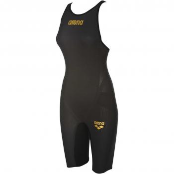 Arena W Pwsk Carbon Flex Vx Fbslo Bañador Bañador de Competición, Mujer Gris
