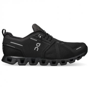 On Running Cloud 5 Waterproof Sneakers, Male, Black, Size: 14 1/2 US